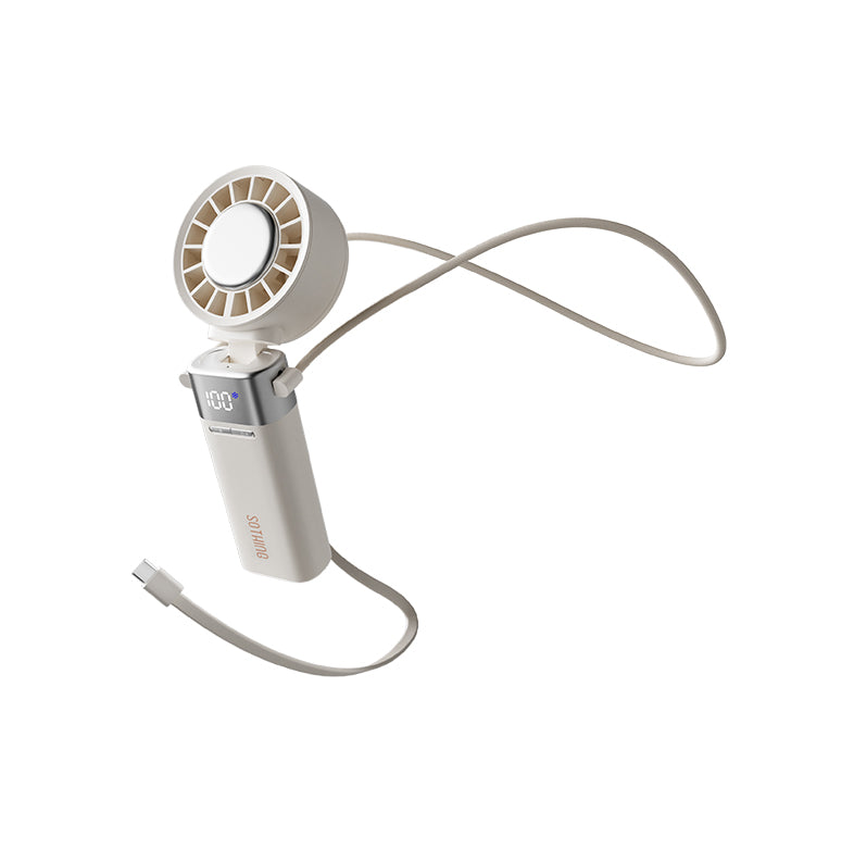 Foldable Cooling Handheld Fan & Power Bank - Ice Z Power