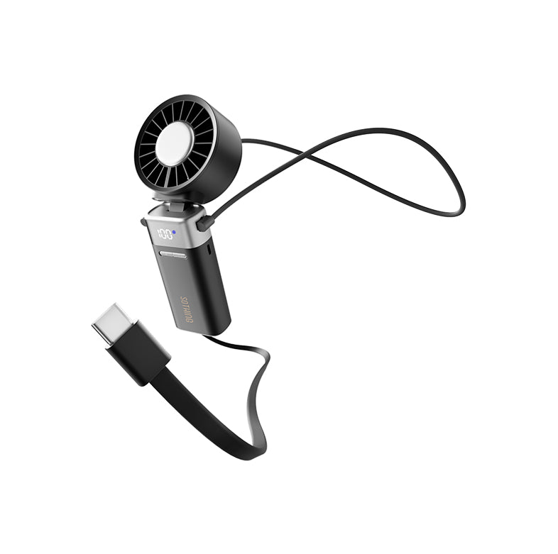 Power Bank Handheld Fan -Ice Z Power 2 (Retractable Cable)