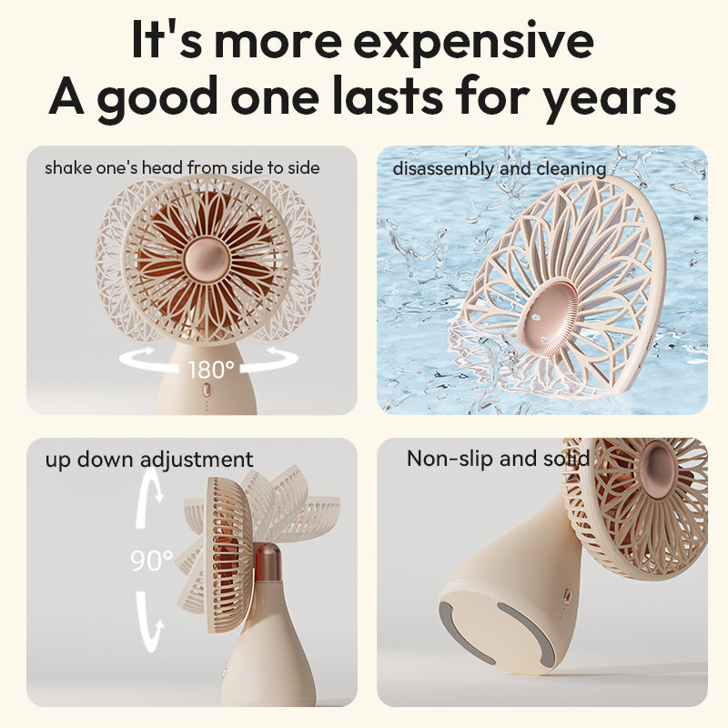 Desktop fan - Bridal bouquet