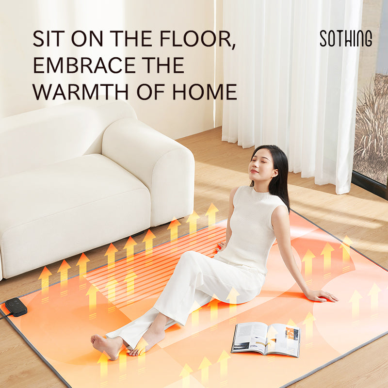 Heated carpet - underfloor heating