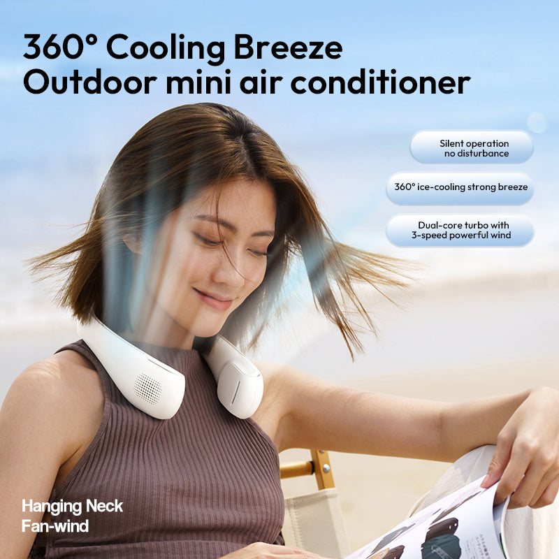 Hanging Neck Fan - Wrap around cooling
