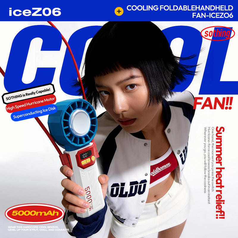 Cooling Foldable Handheld Fan - Ice Z 06