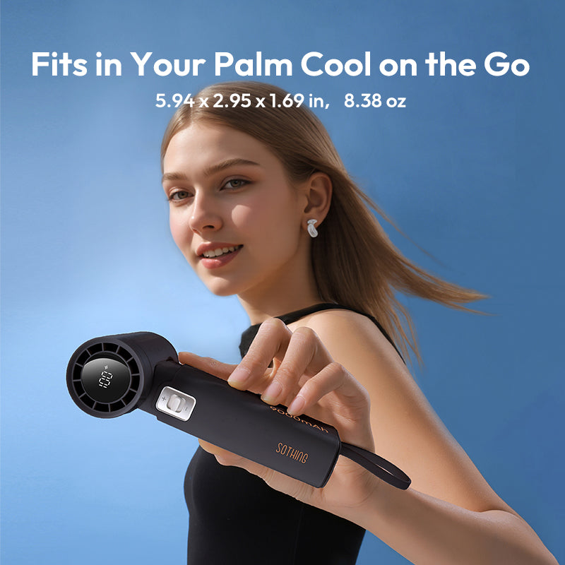 Power Bank Handheld Fan - Engine Power