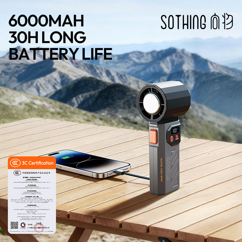 Power Bank Handheld Fan - Power 01