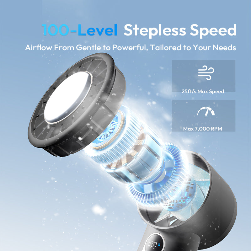 Cooling Handheld Fan - Engine lce