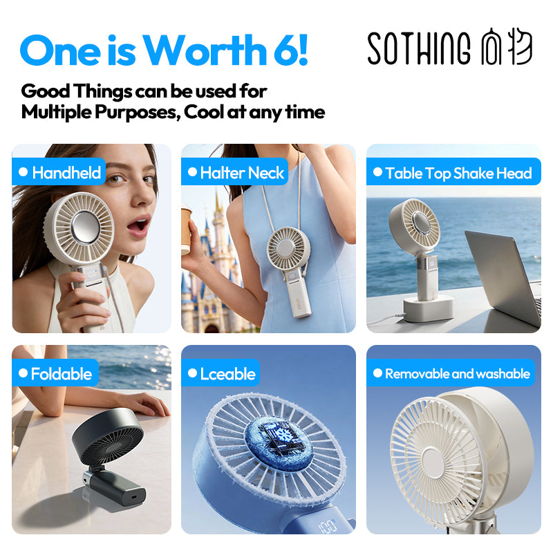 Large Handheld Cooling Fan - Ice Z Plus 1